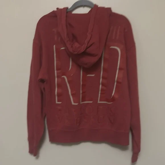 Taylor Swift Red (Taylor’s Version) Official 2021 Merch Hoodie Sweatshirt Small - Picture 3 of 10